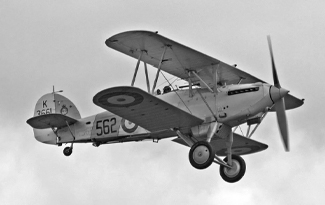 black and white airplane